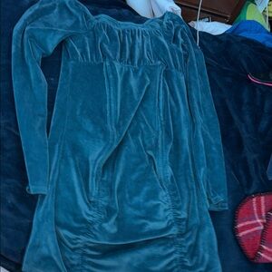 SO Teal Long Sleeve Top